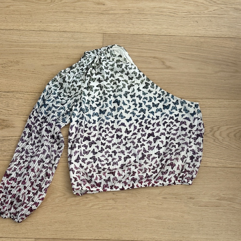 Cami NYC Multi-Color Butterfly Top
